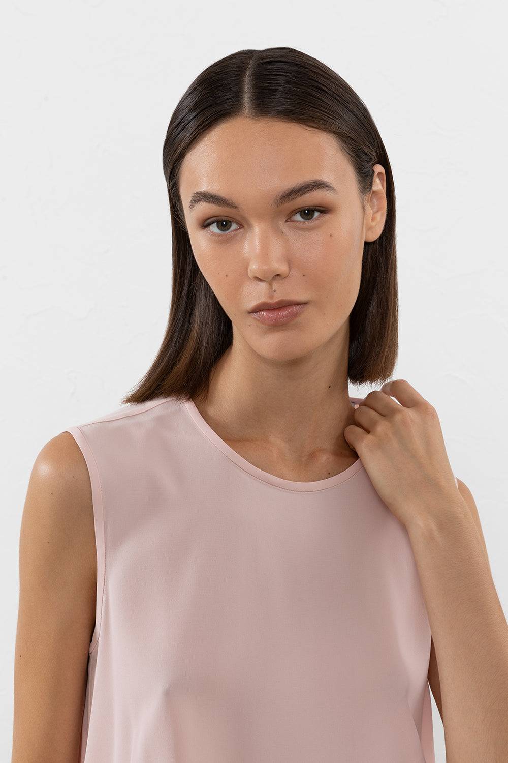 Peserico Top in crepe de chine misto seta In Vendita