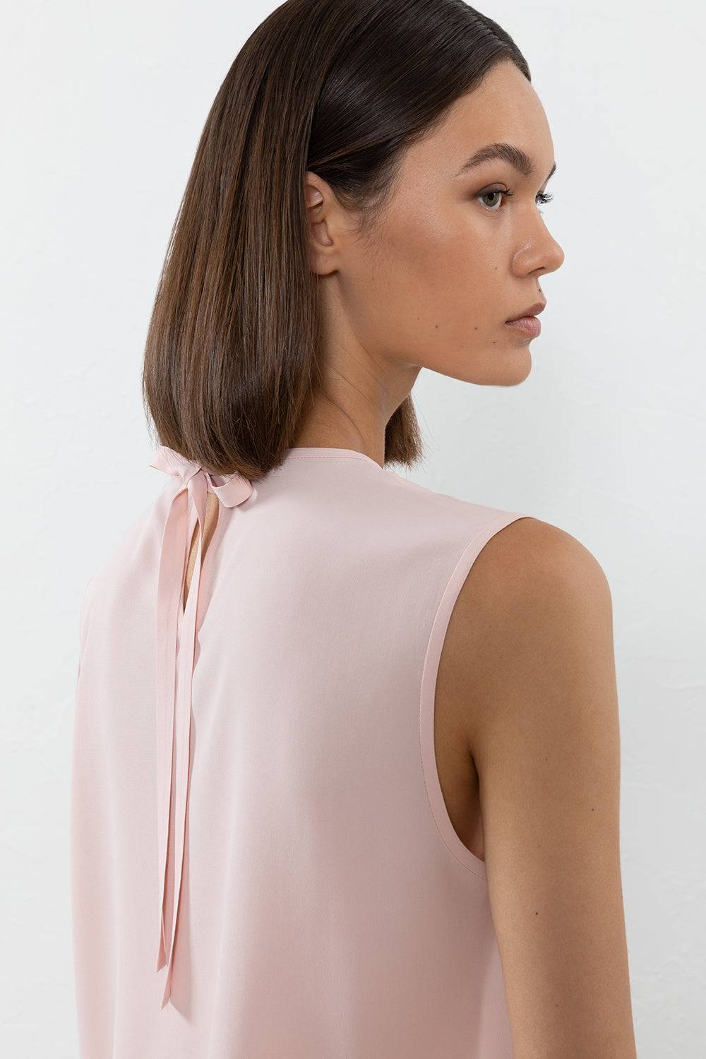 Peserico Top in crepe de chine misto seta In Vendita