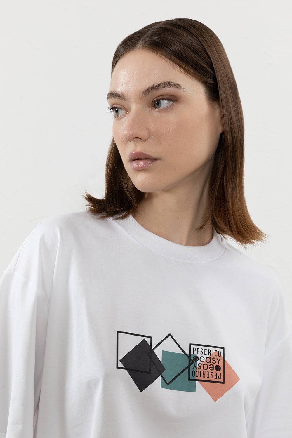 Peserico T-shirt in jersey di cotone Hotsell