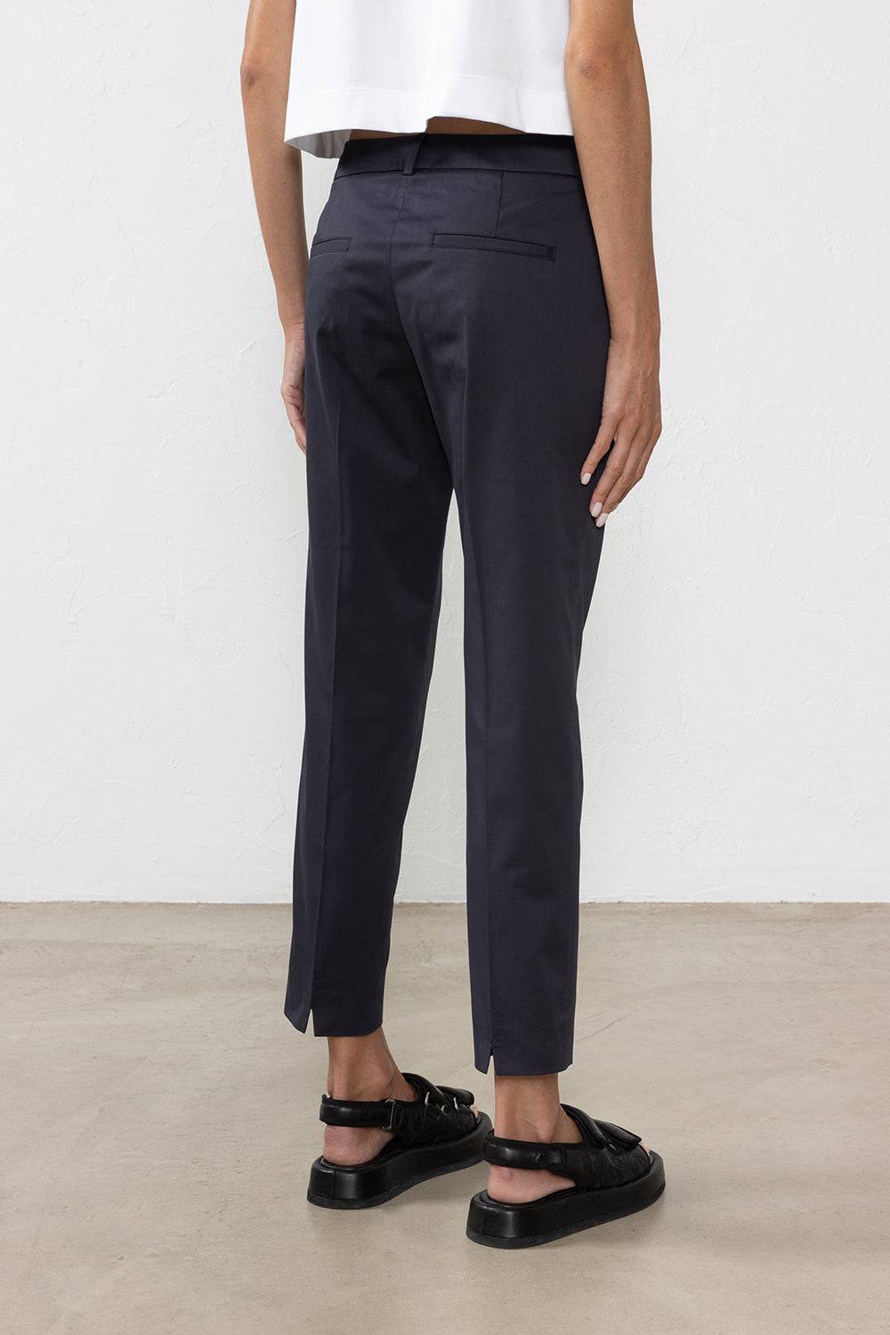Peserico Pantalone in raso leggero di cotone Negozio