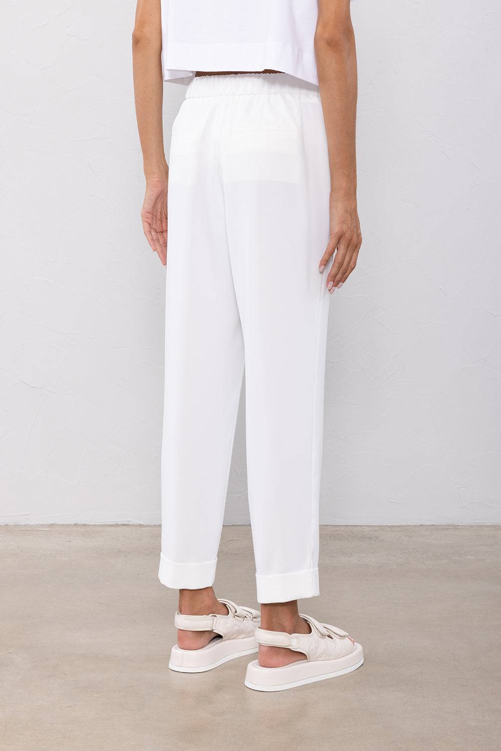 Peserico Pantalone in cady crepe tecnico In Saldo