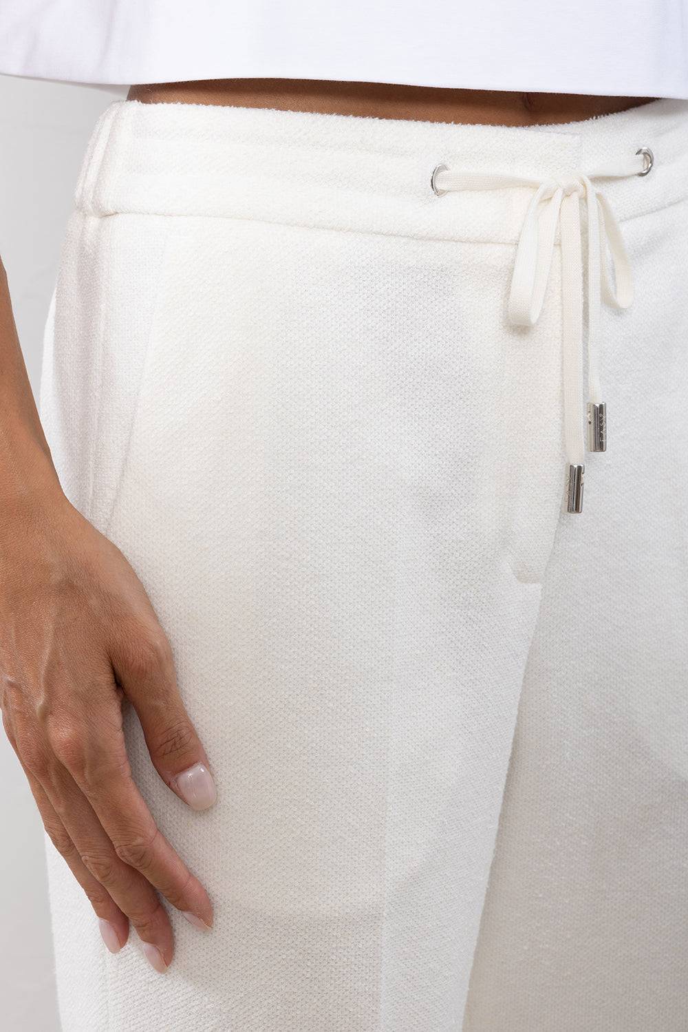 Peserico Pantalone in felpa rovescia di misto lino cotone Qualità