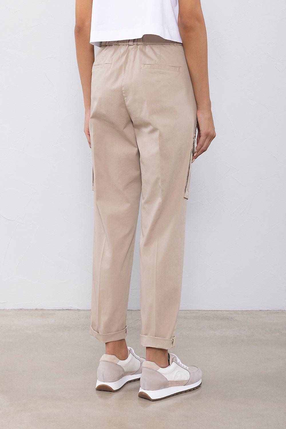 Peserico Pantalone in gabardina leggera di cotone Vendita