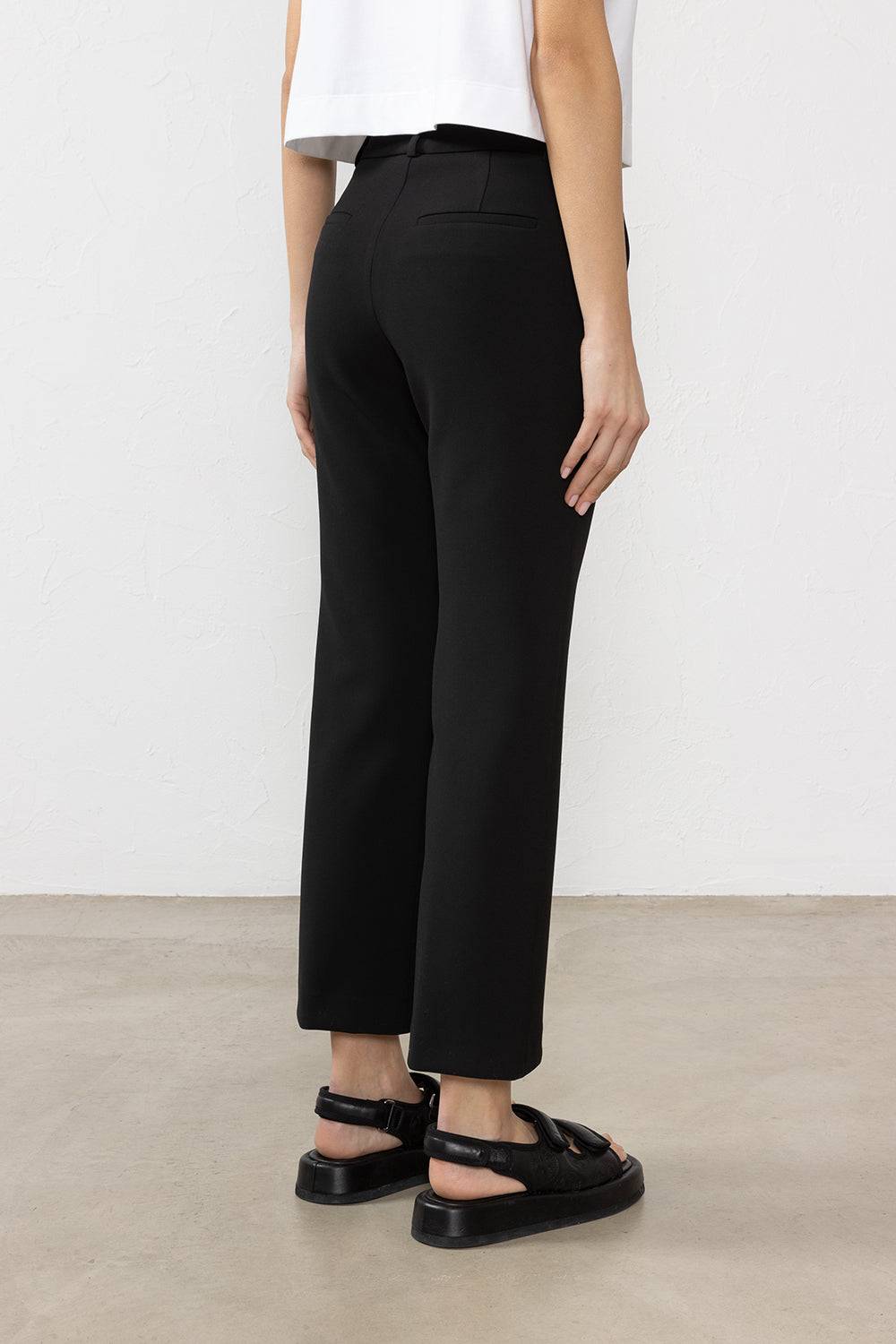 Peserico Pantalone in tela doppia di viscosa e cotone stretch Promozione