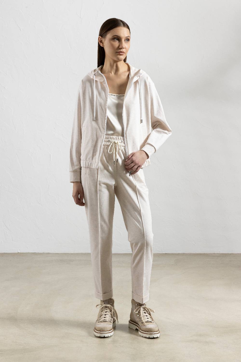 Peserico Pantalone in felpa leggera di cotone Negozi Online