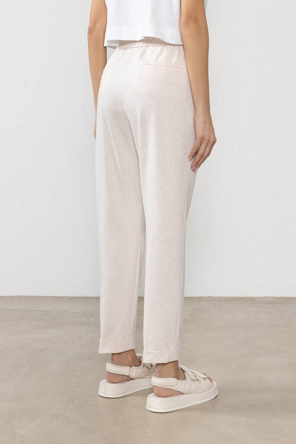Peserico Pantalone in felpa leggera di cotone Negozi Online