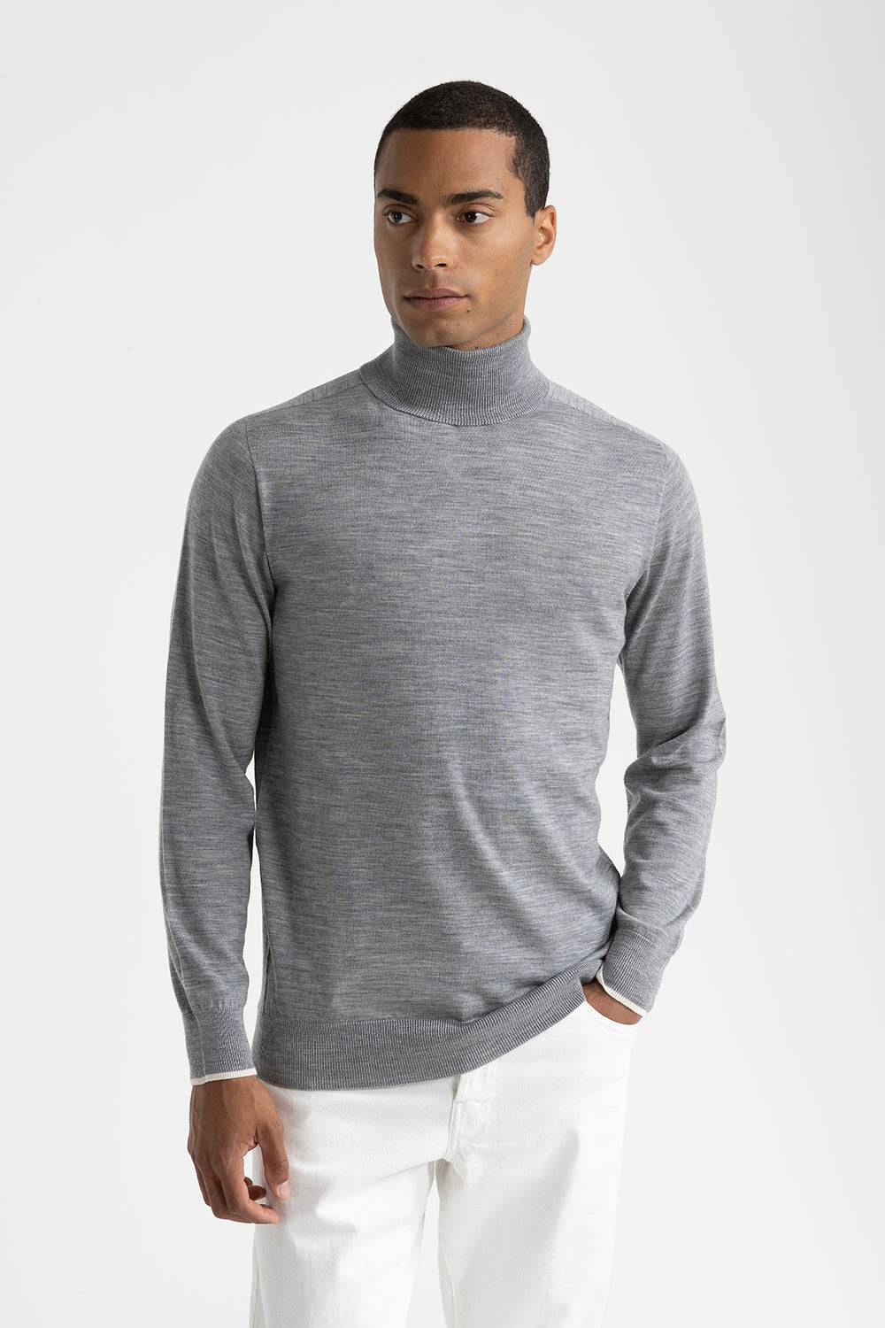 Peserico Maglia collo alto in pura lana vergine Prezzo Ridotto