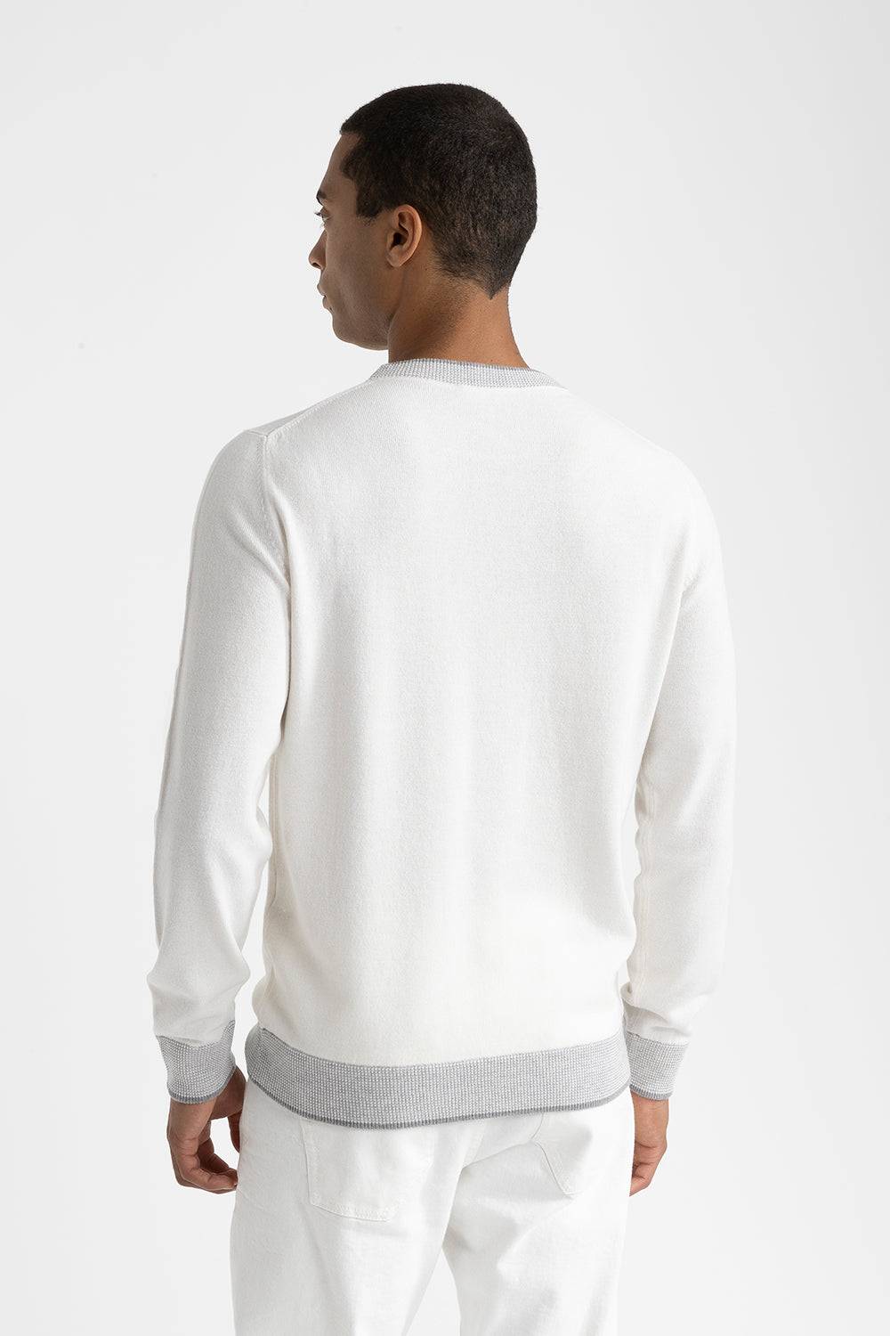 Peserico Maglia girocollo in lana, seta e cashmere Novità