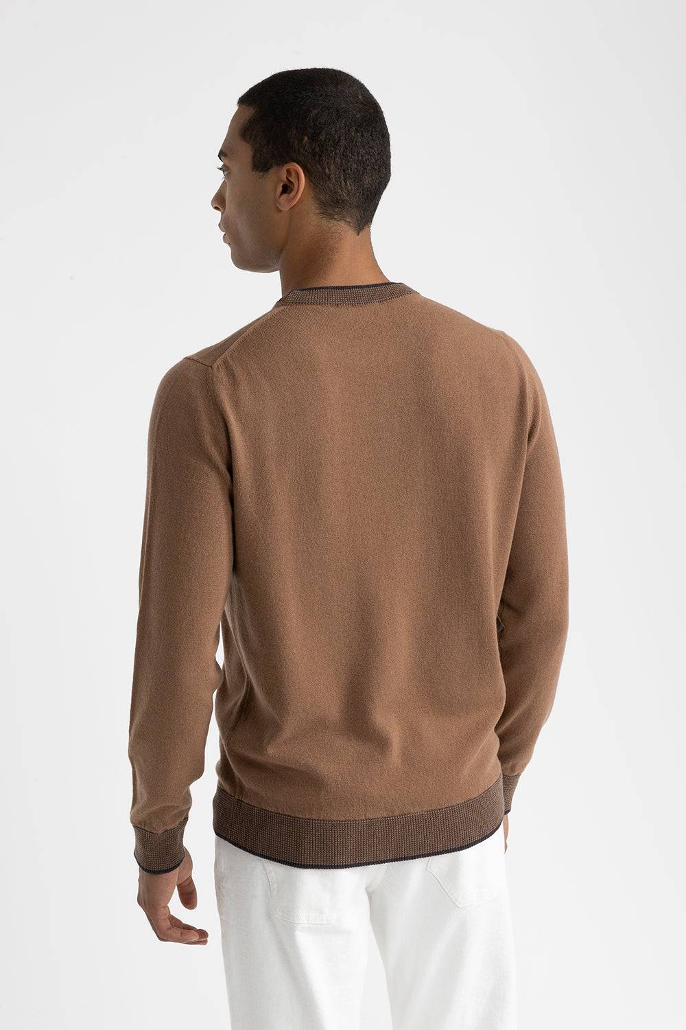 Peserico Maglia girocollo in lana, seta e cashmere Prezzo Ridotto