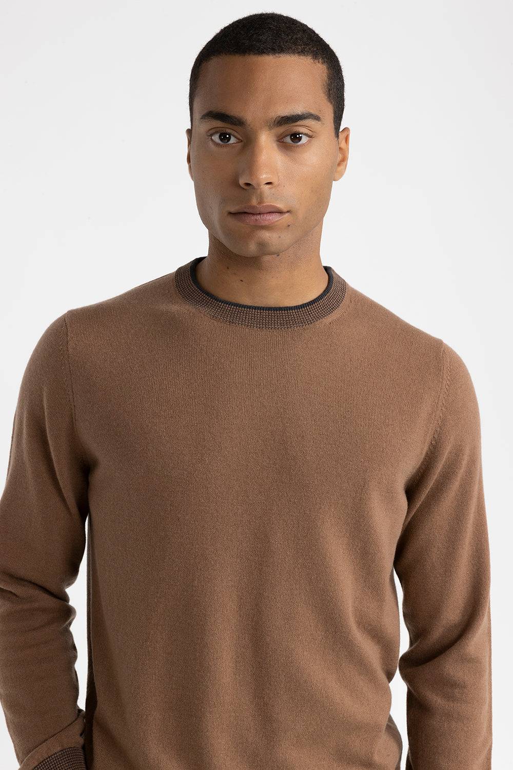 Peserico Maglia girocollo in lana, seta e cashmere Prezzo Ridotto