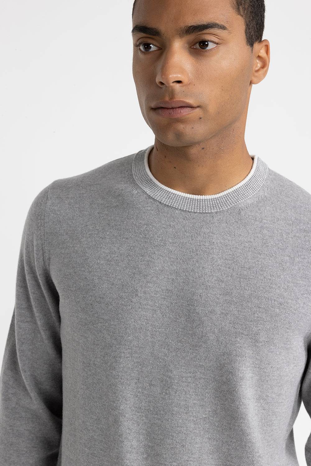 Peserico Maglia girocollo in lana, seta e cashmere Sconto
