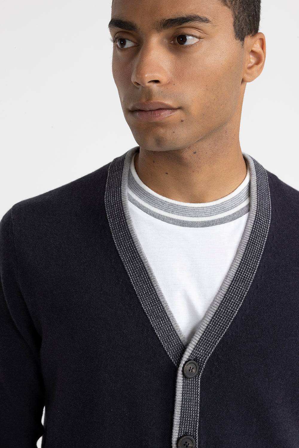 Peserico Cardigan in lana, seta e cashmere Offerta