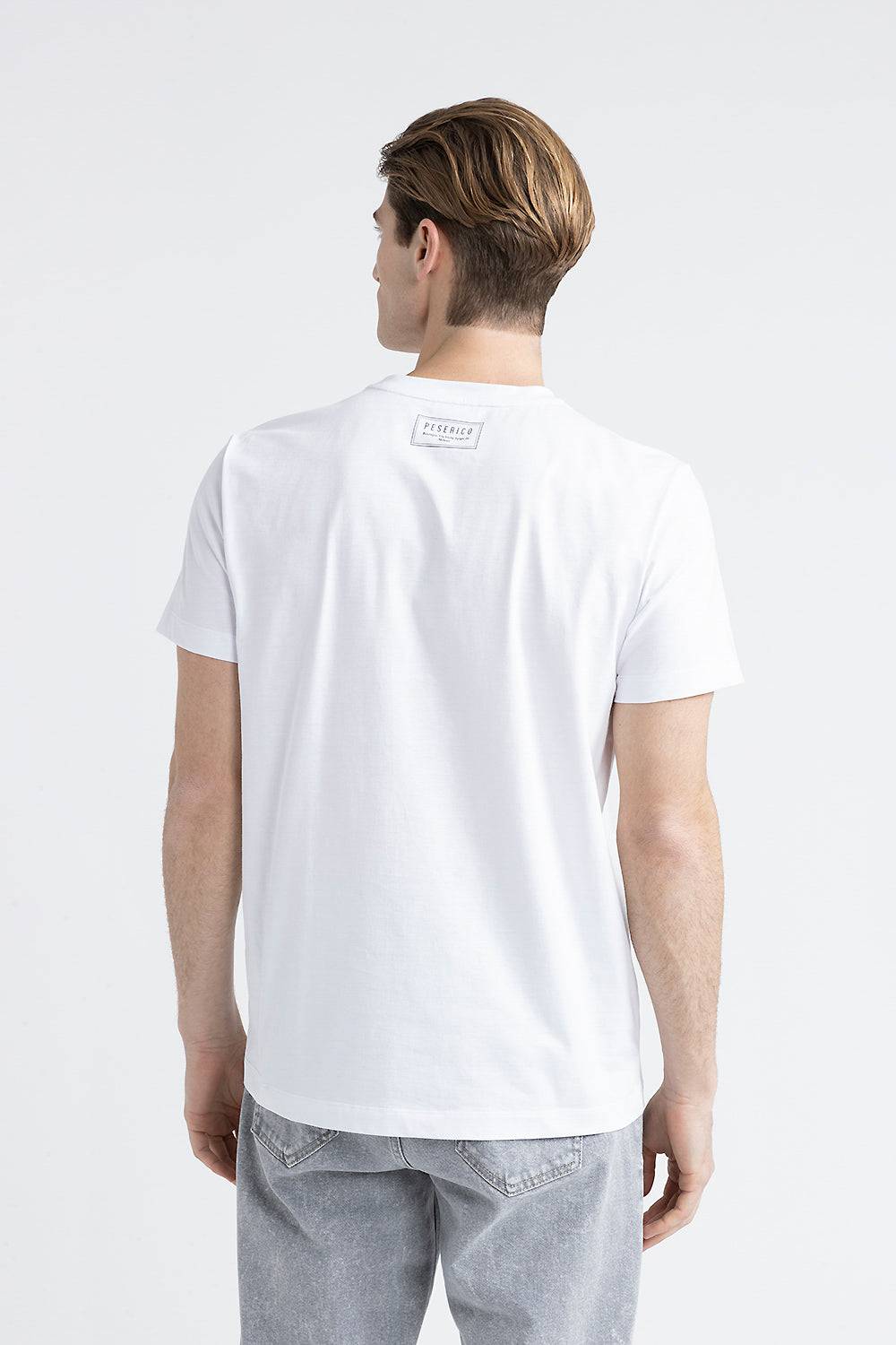 Peserico T-shirt in morbido jersey di puro cotone Saldi