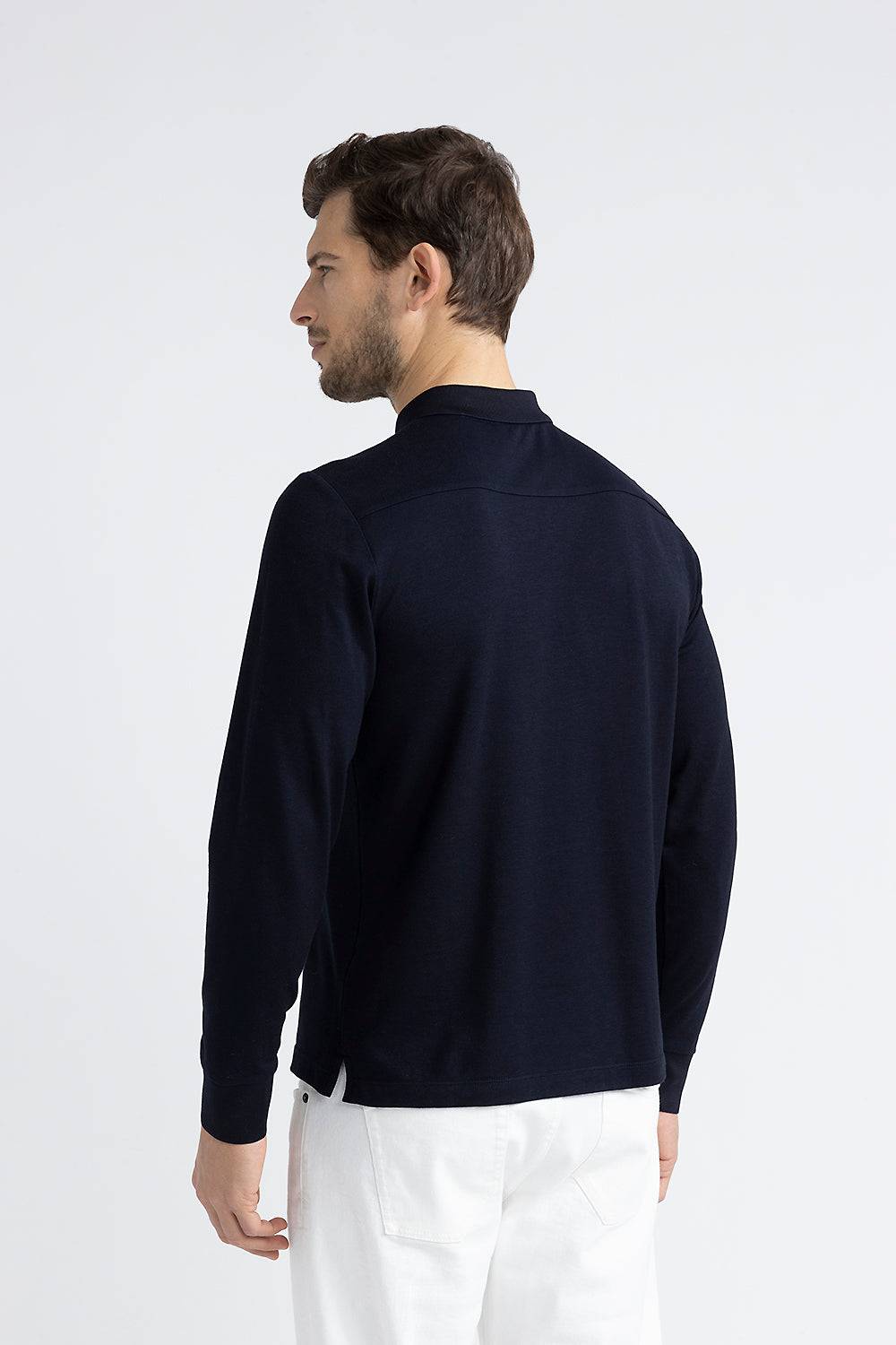 Peserico Polo in piquet di soffice cotone e tencel Offerte