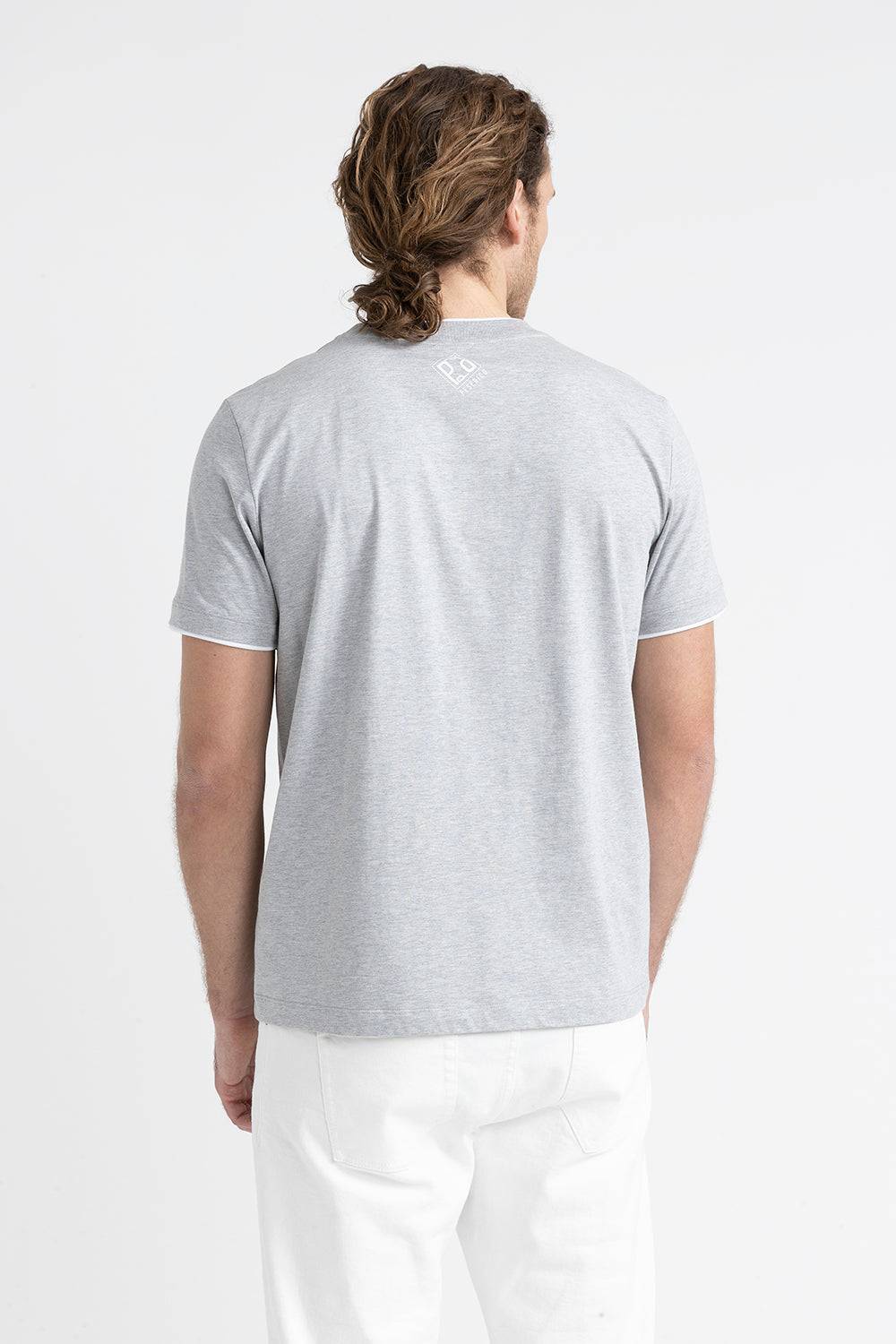Peserico T-shirt in morbido jersey di puro cotone Vendita Calda