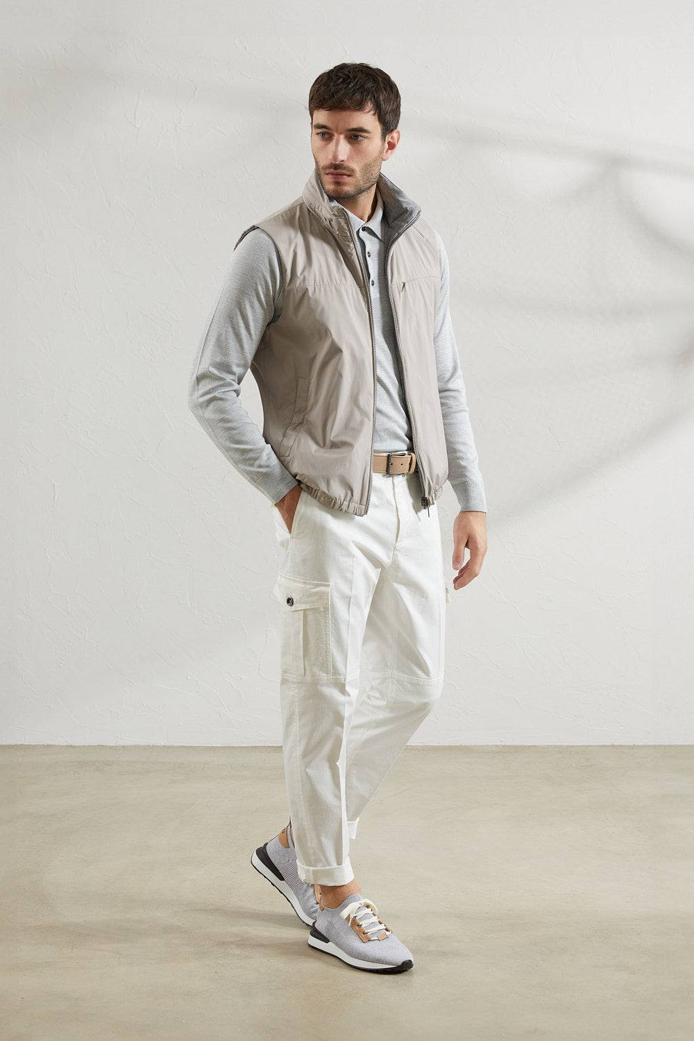 Peserico Pantalone chino in gabardina di cotone Nuovo