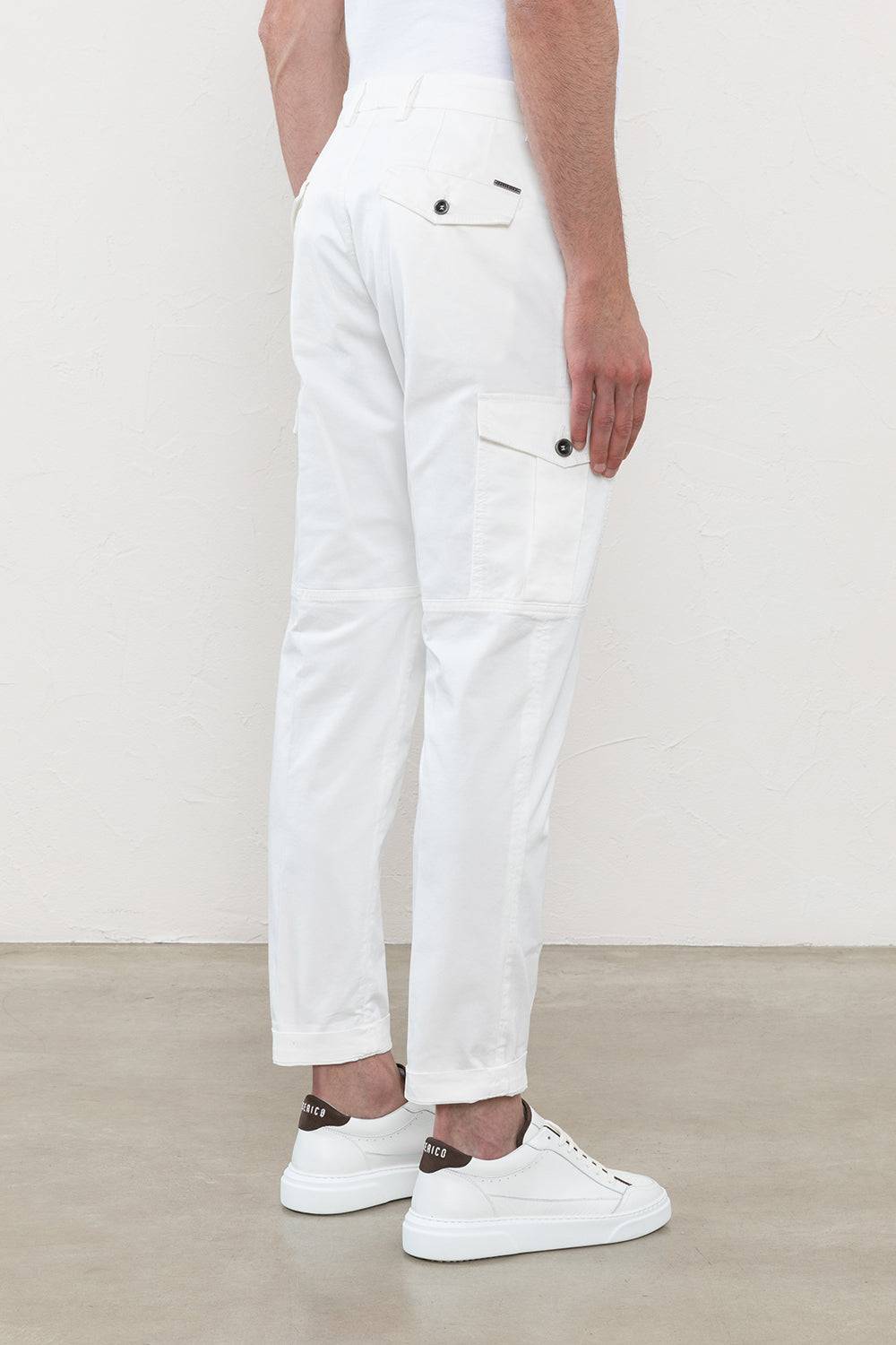 Peserico Pantalone chino in gabardina di cotone Nuovo