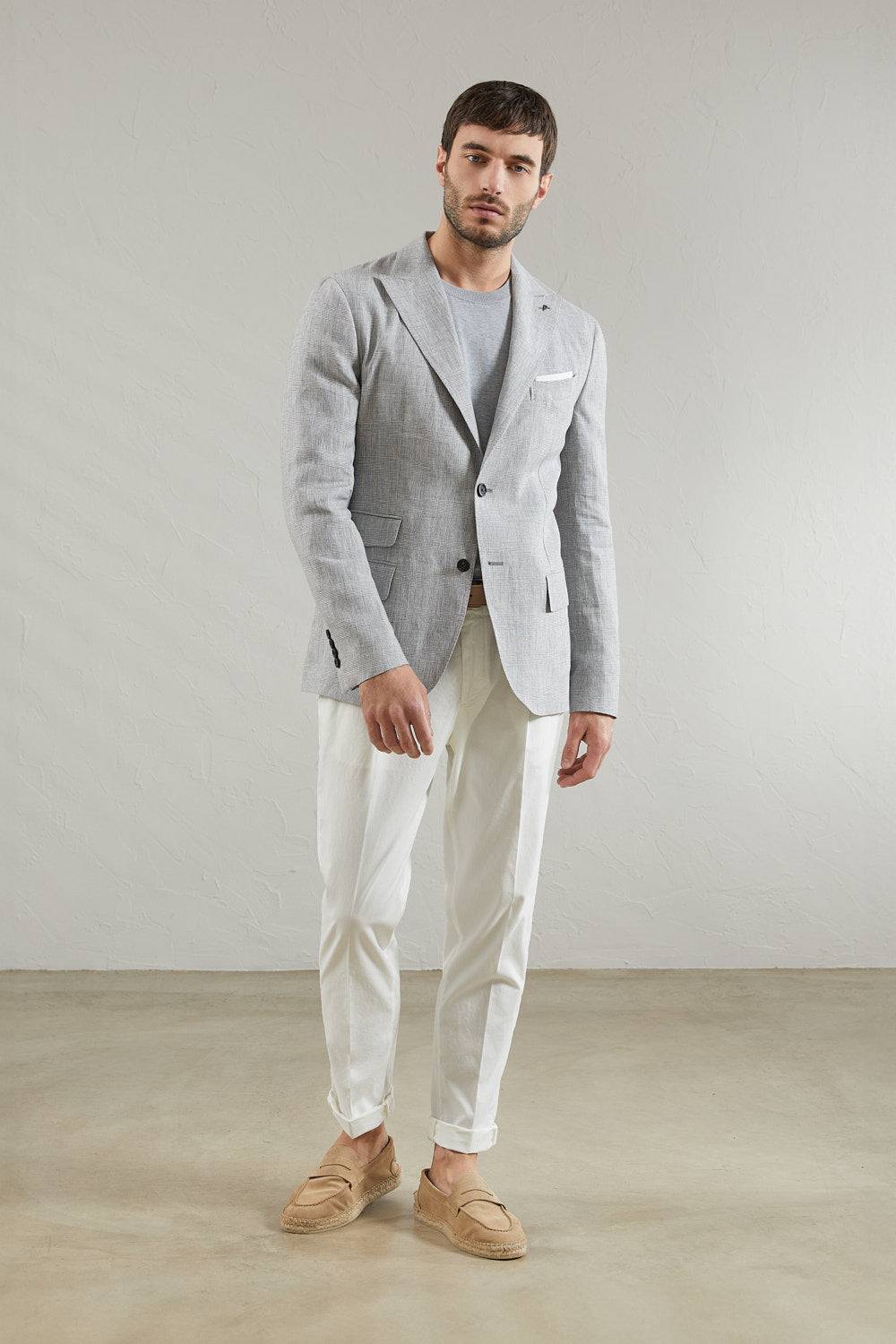 Peserico Pantalone chino in gabardina di cotone stretch Qualità