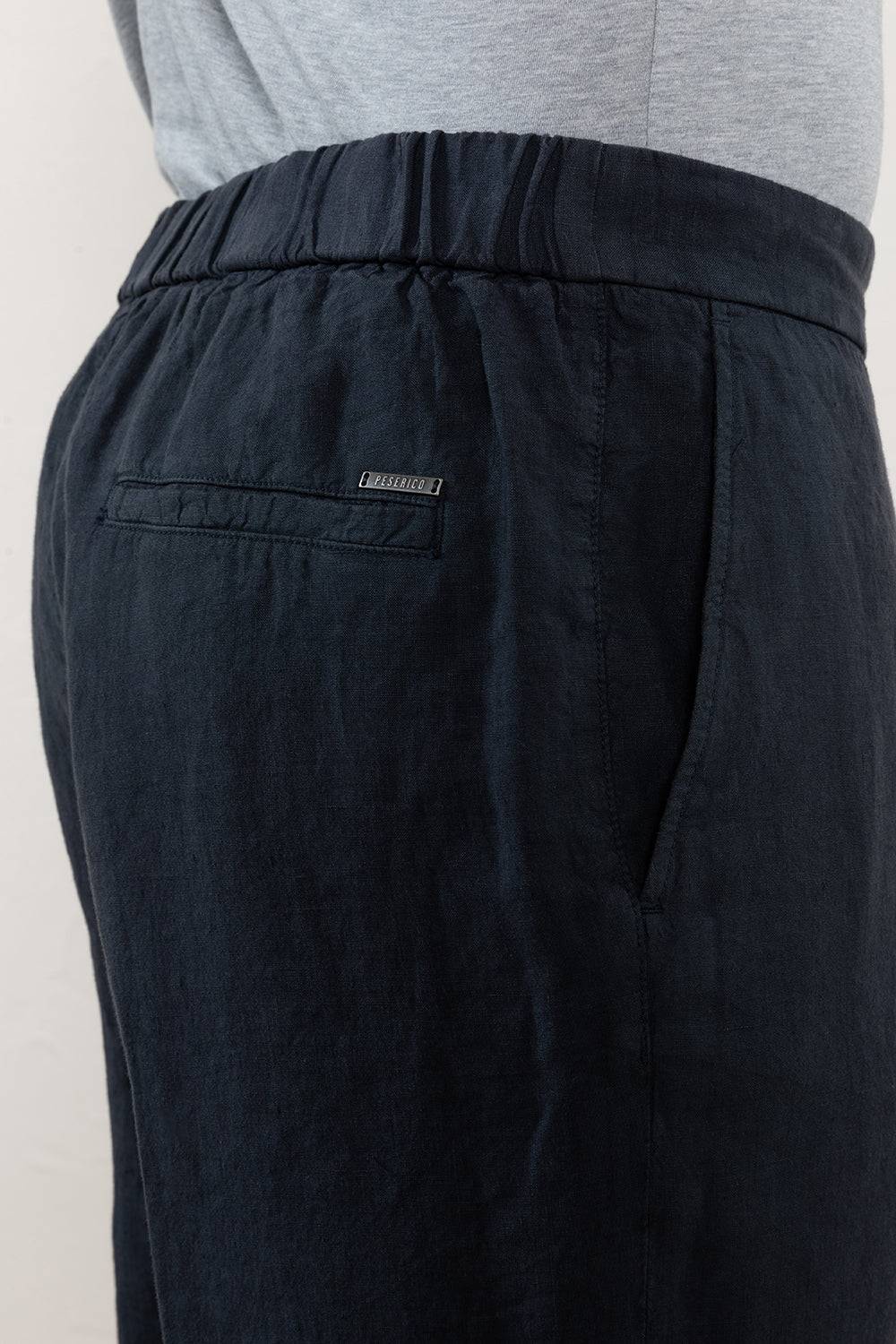 Peserico Pantaloncini in tela di lino Flash Sale