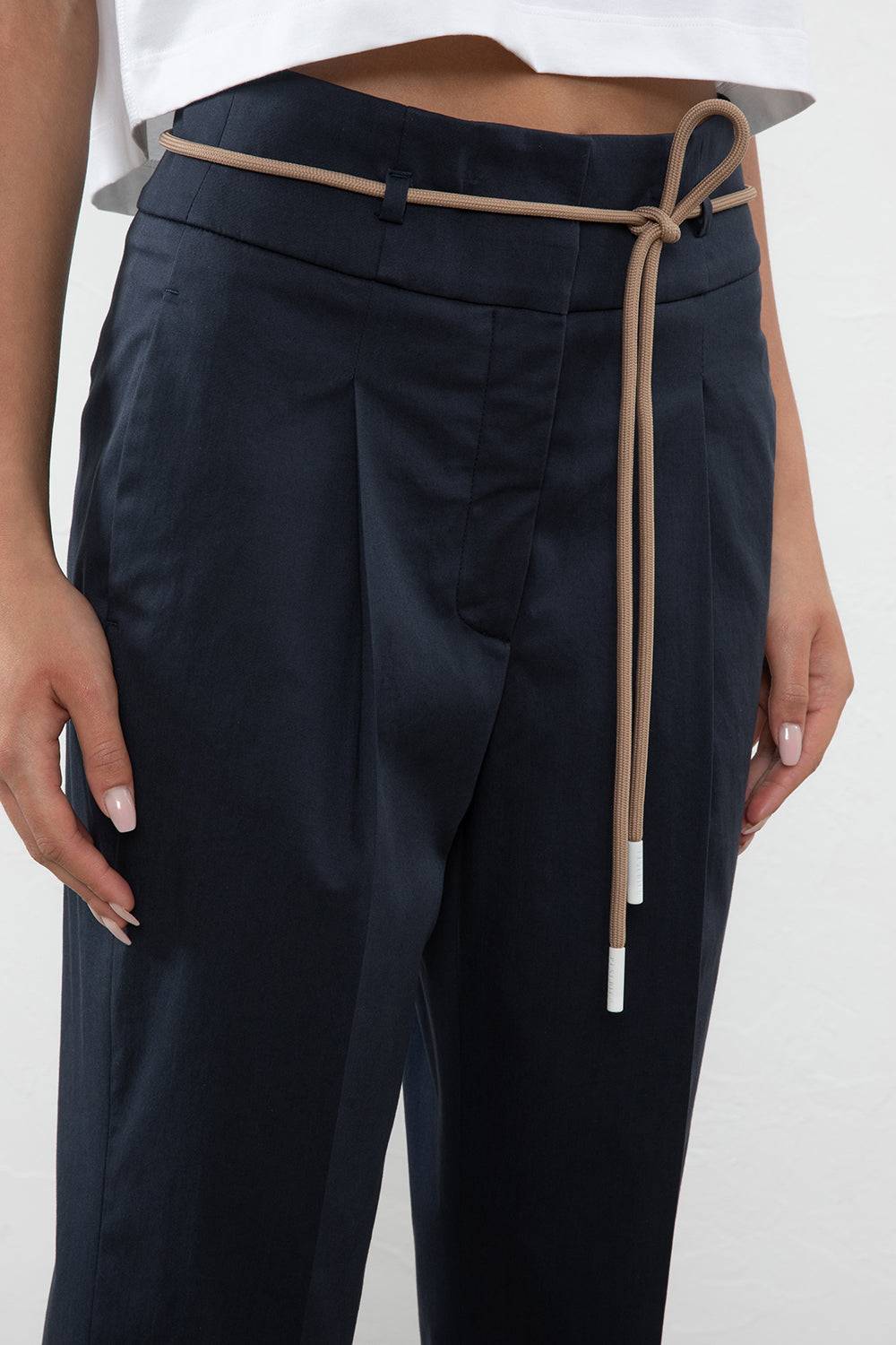 Peserico Pantalone in gabardina di cotone stretch Online Outlet