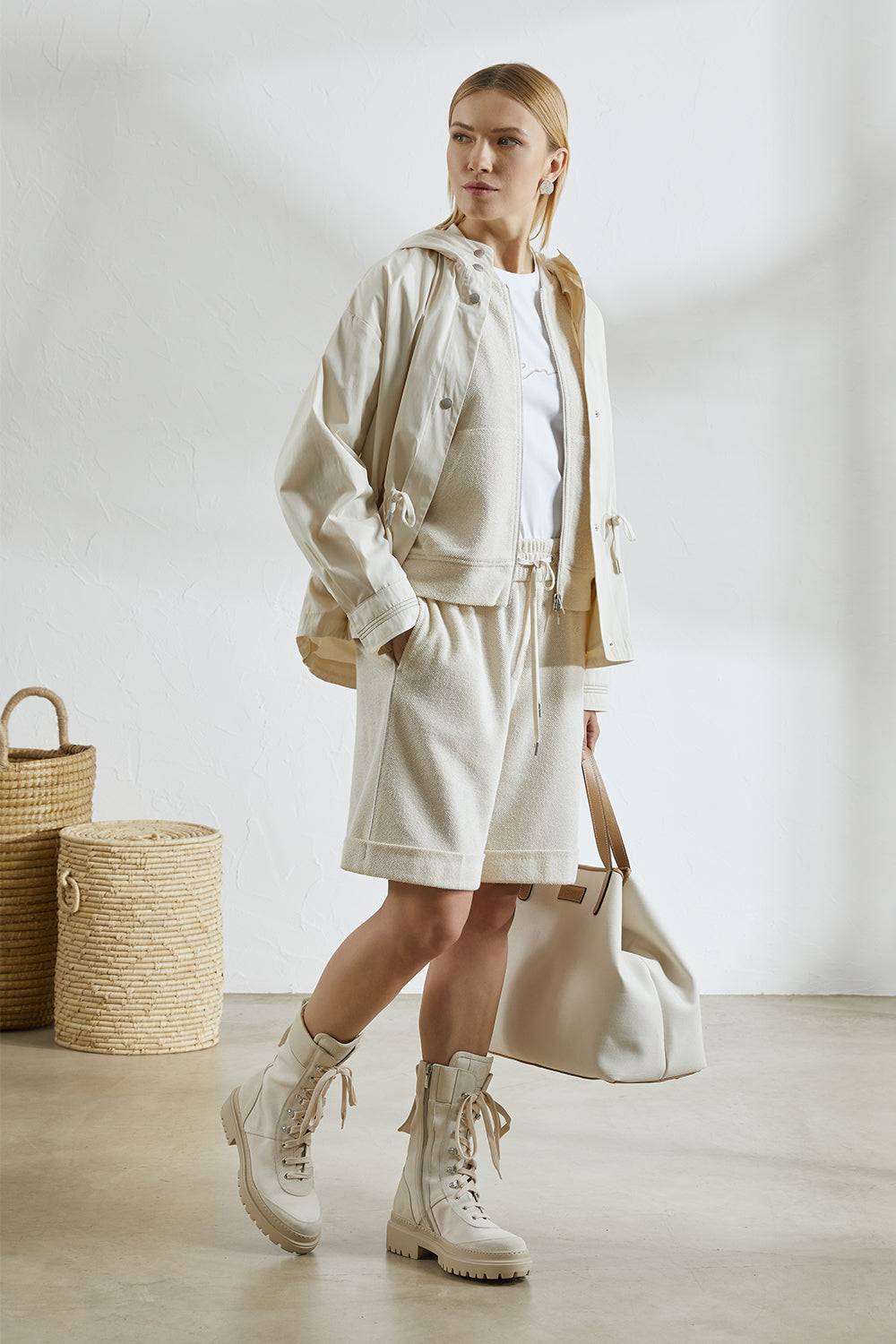 Peserico Giubbino in gabardina di cotone tecnica Fino al 60% di sconto