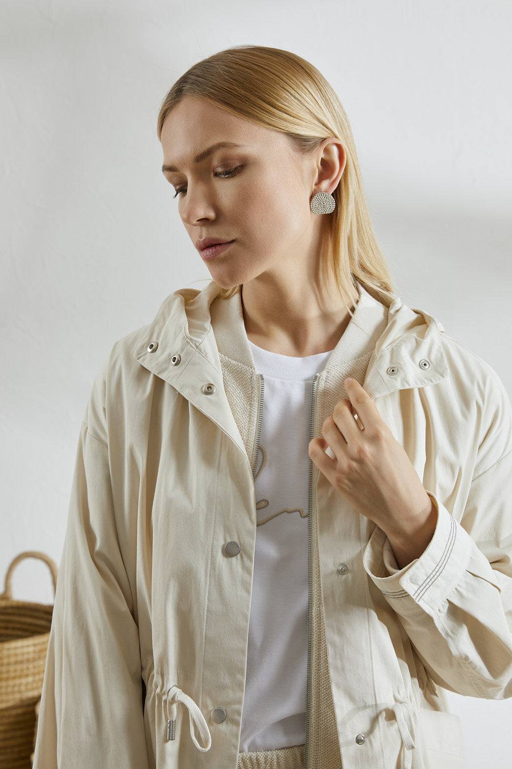 Peserico Giubbino in gabardina di cotone tecnica Fino al 60% di sconto