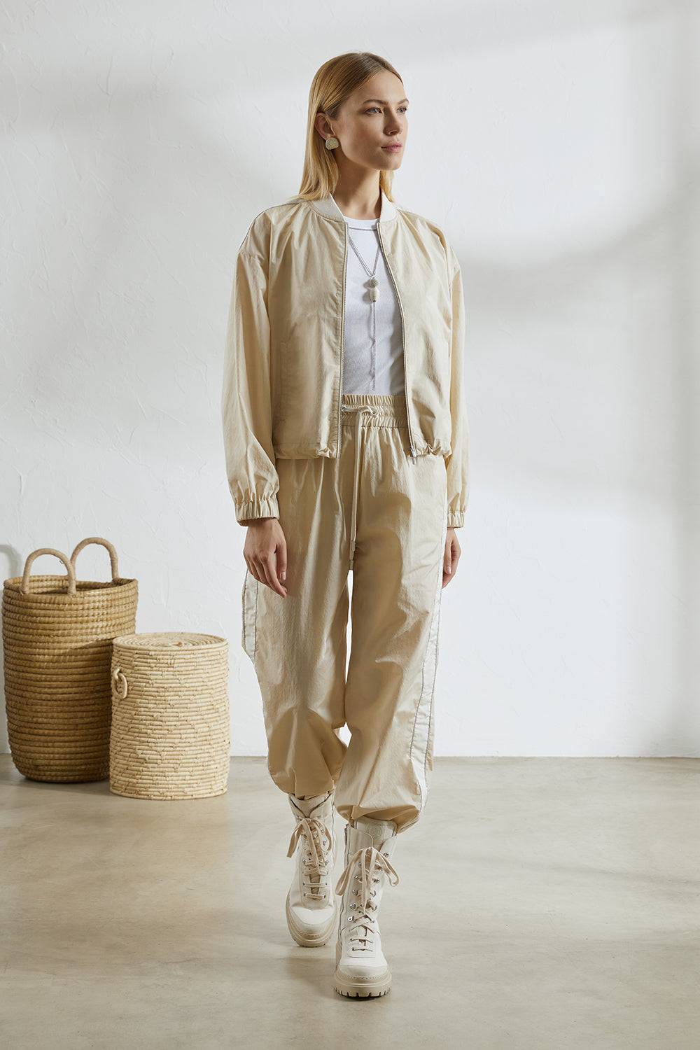 Peserico Top in microcostina jersey stretch Vendita