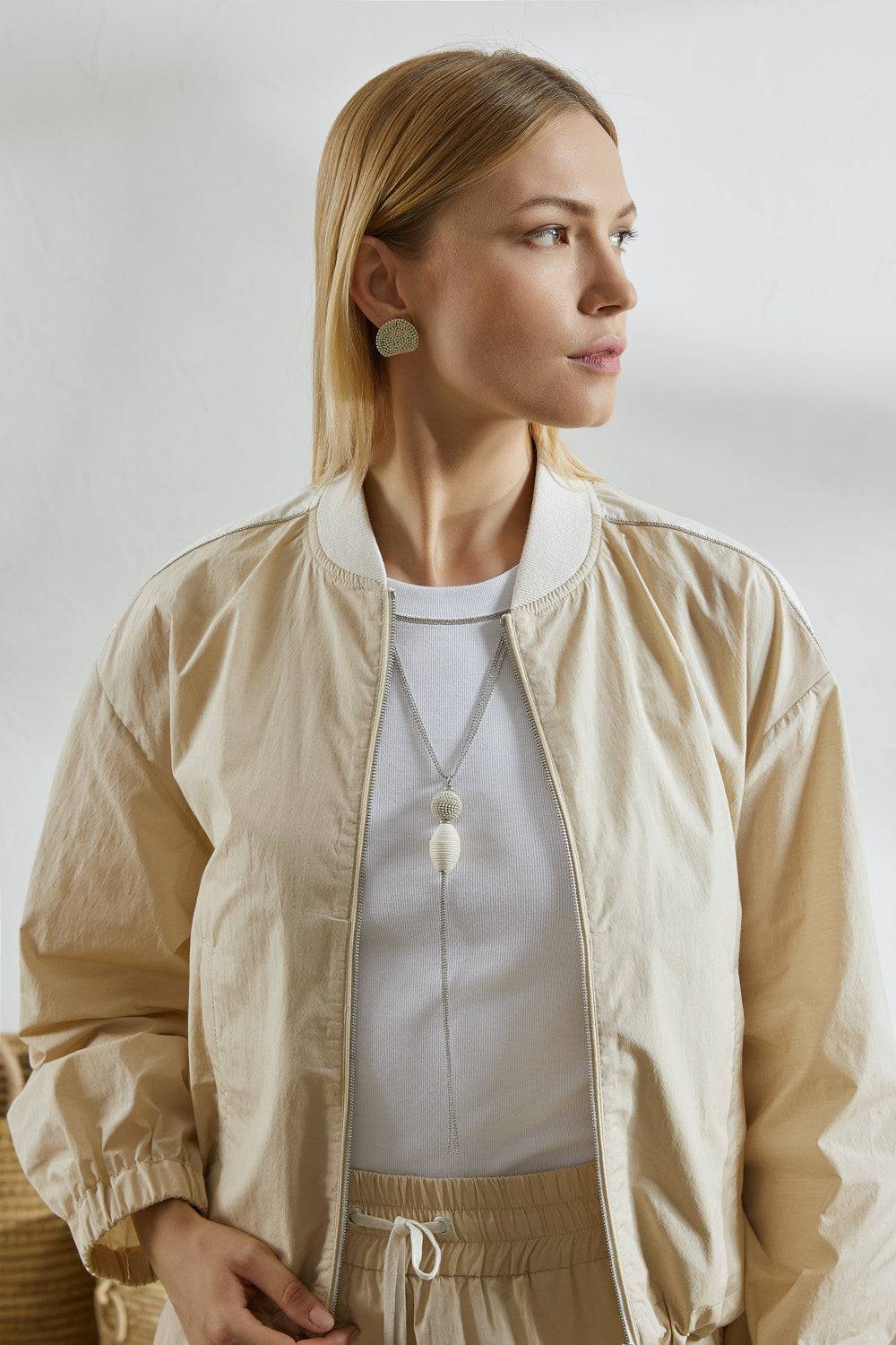 Peserico Top in microcostina jersey stretch Vendita