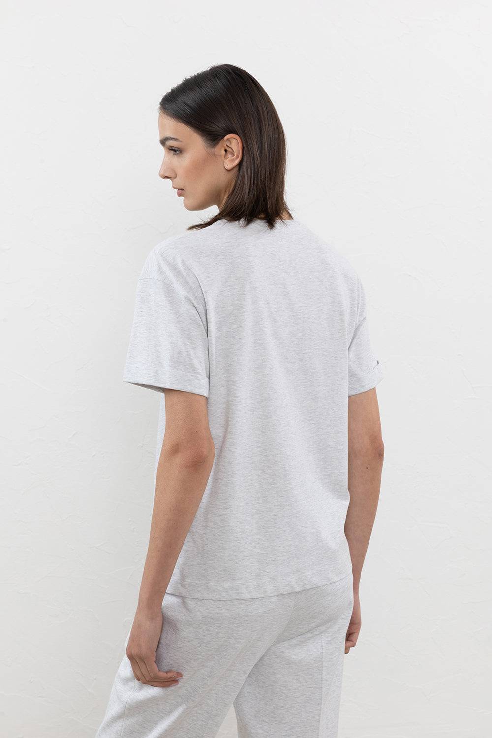 Peserico T-shirt in jersey di cotone con Punto Luce Shopping Online