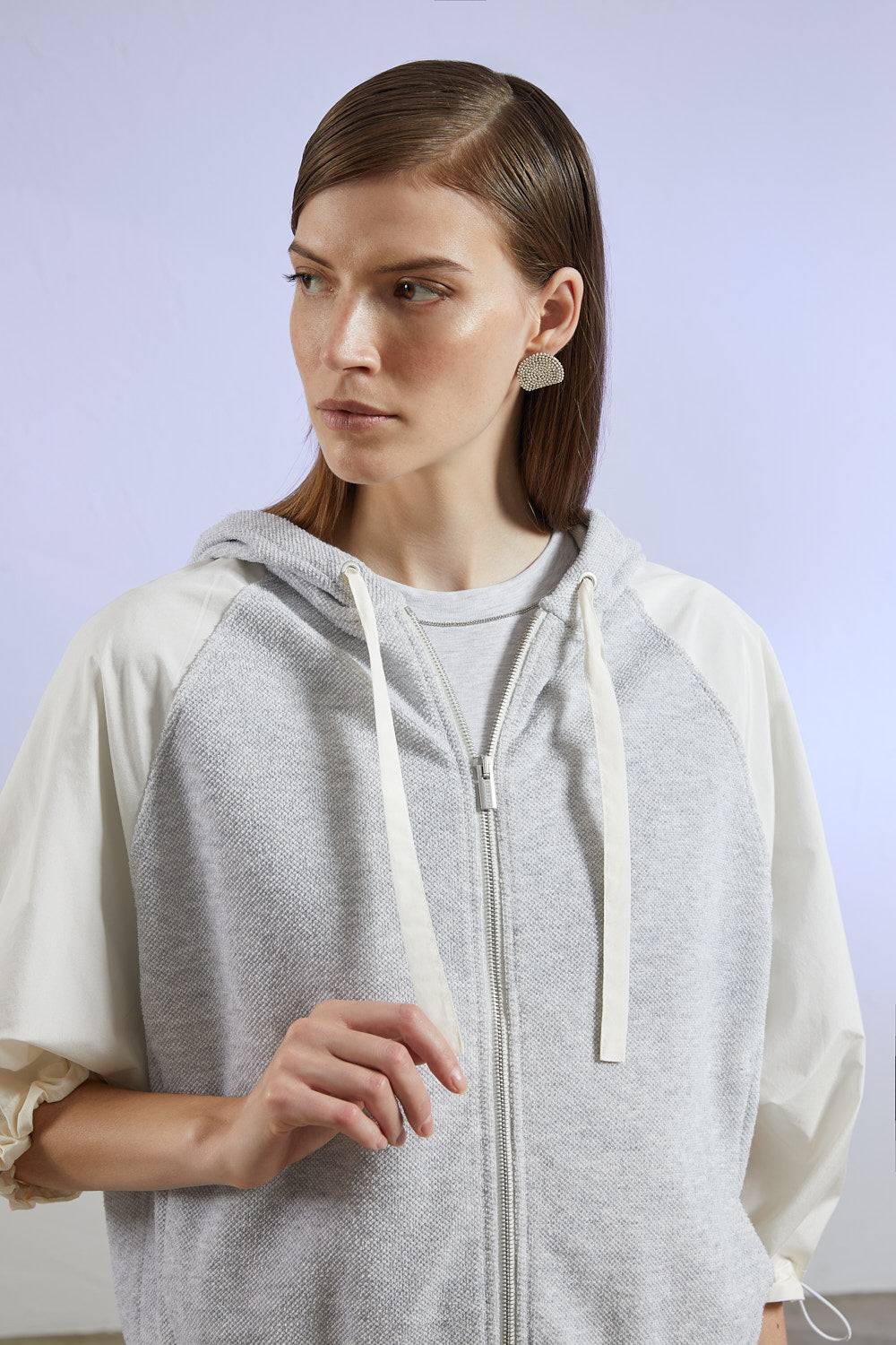 Peserico T-shirt in jersey di cotone con Punto Luce Shopping Online