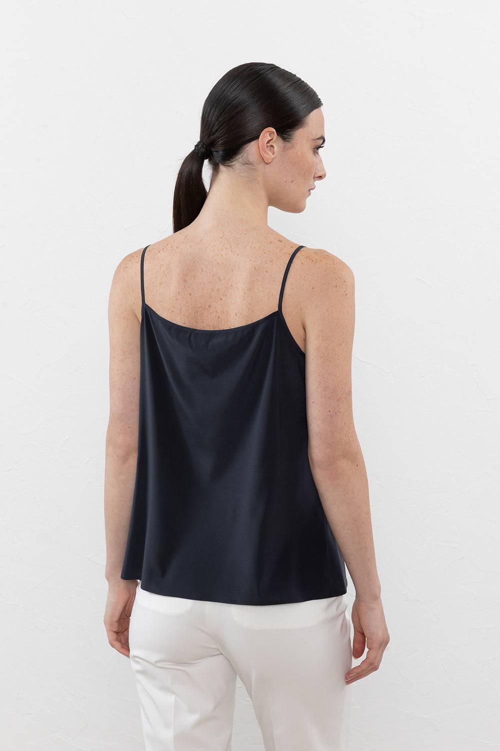 Peserico Top in crepe de chine in seta stretch Affare Del Giorno