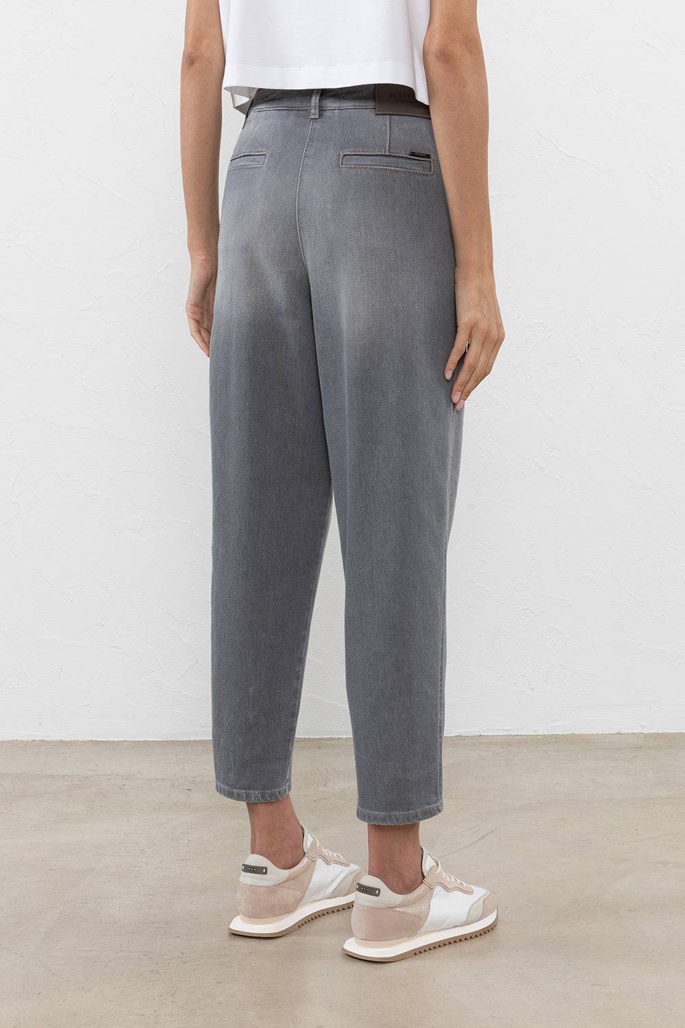 Peserico Denim Carrot in cotone stretch Cyber Monday