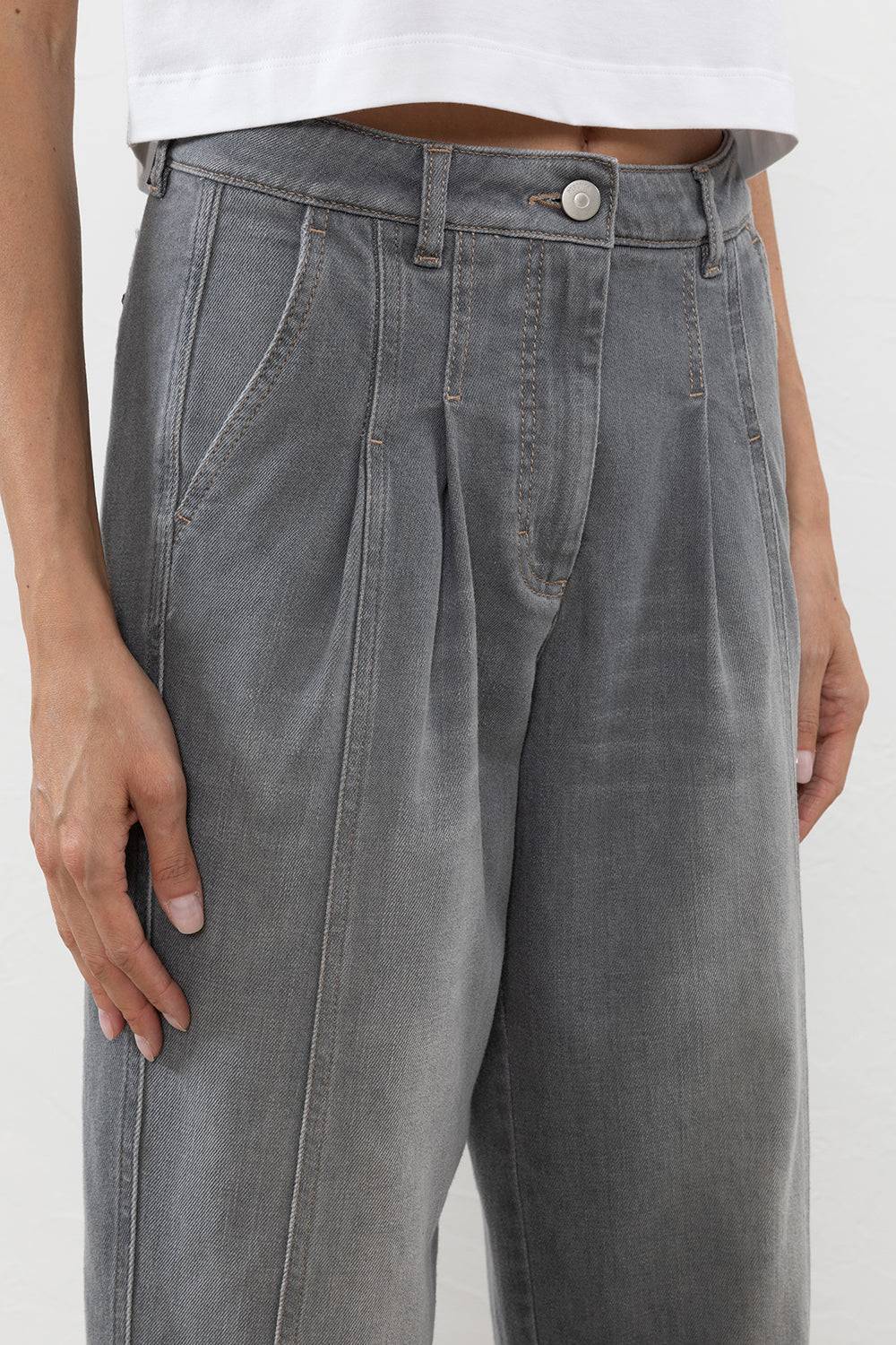 Peserico Denim Carrot in cotone stretch Cyber Monday