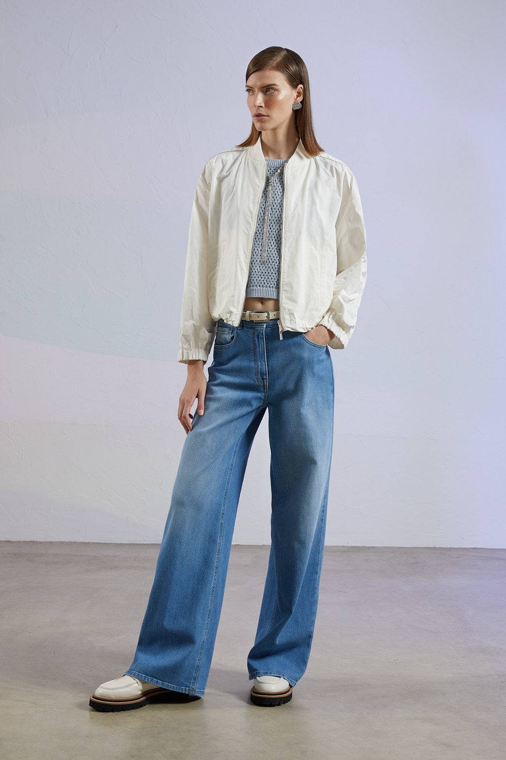 Peserico Pantalone denim 5 tasche in cotone stretch Offerta Pasqua