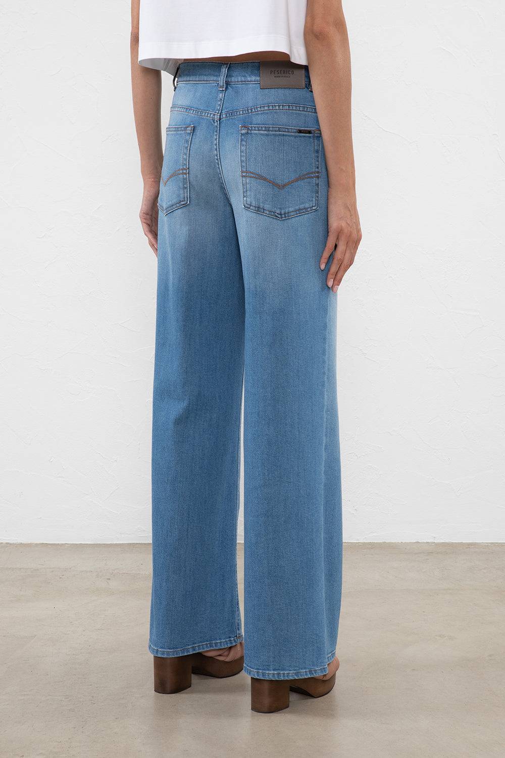Peserico Pantalone denim 5 tasche in cotone stretch Offerta Pasqua