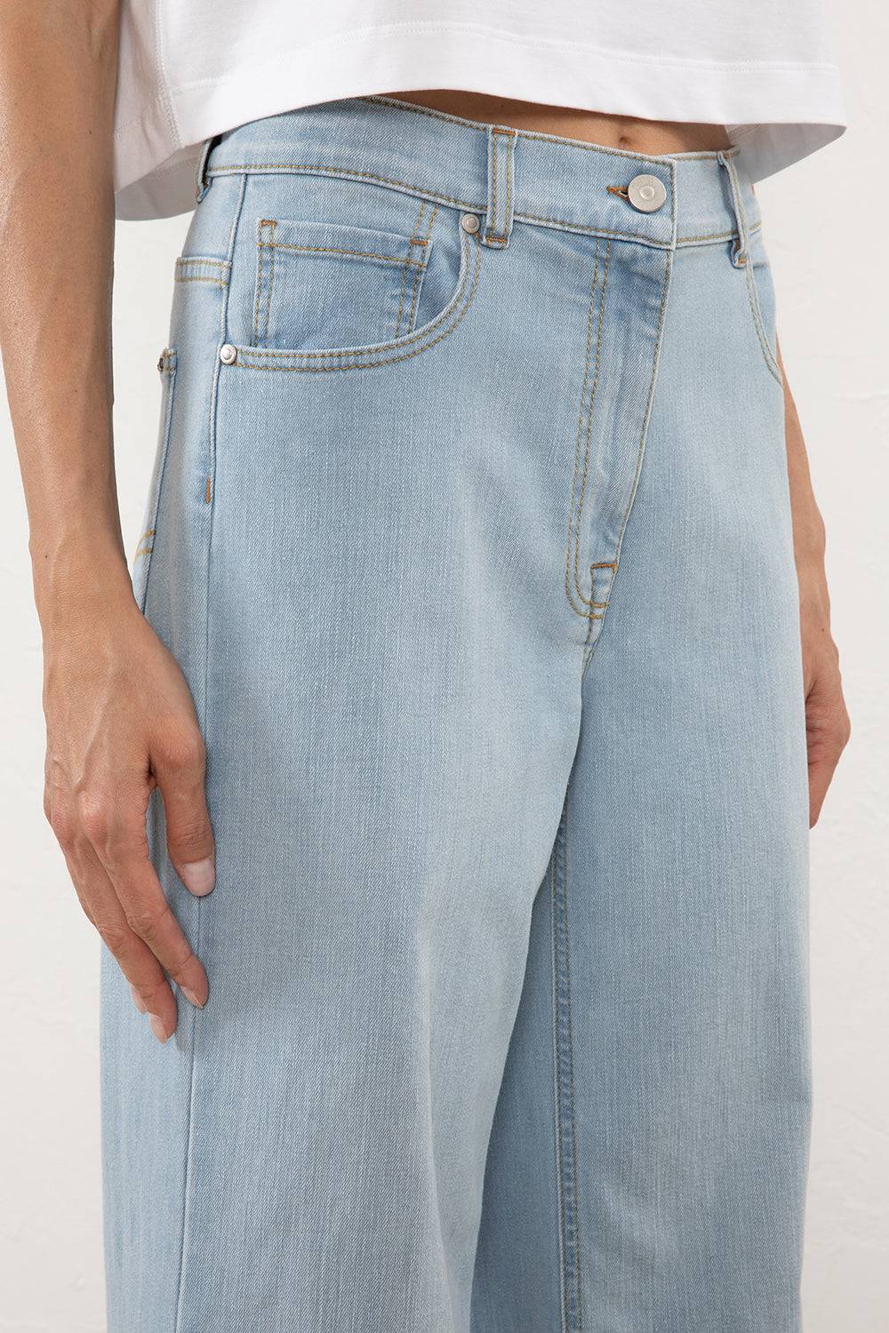 Peserico Denim in leggero cotone comfort Offerta per la Festa della Mamma