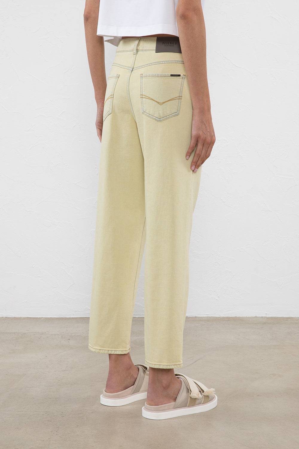Peserico Pantalone denim in twill di cotone stretch Online Outlet