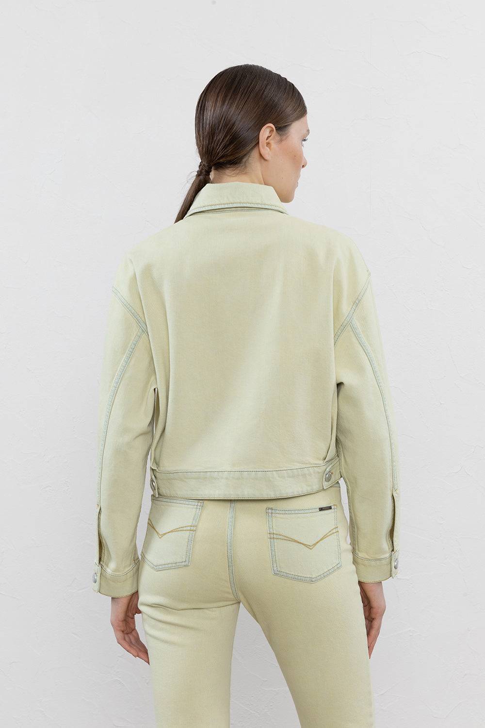 Peserico Giubbino denim in twill di cotone stretch Offerta temporanea