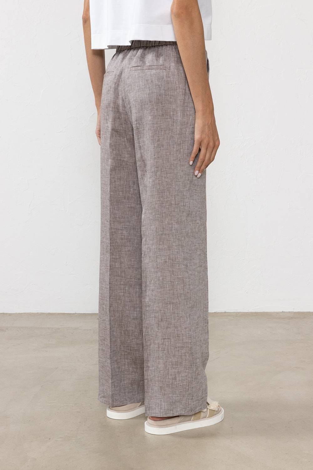 Peserico Pantalone in tela leggera di puro lino Nuovi prodotti