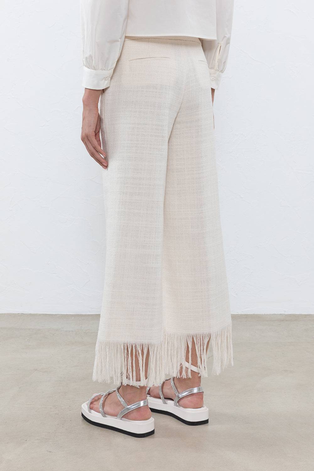 Peserico Pantalone alla caviglia in stuoia grezza di cotone Bestseller