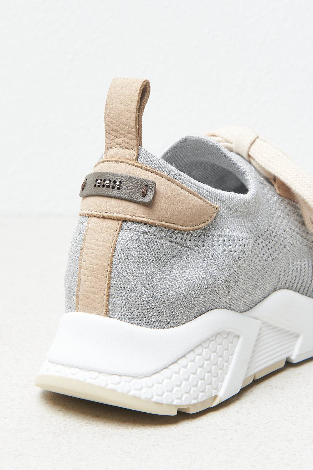Peserico Sneaker di maglia di cotone e lurex Enormi risparmi
