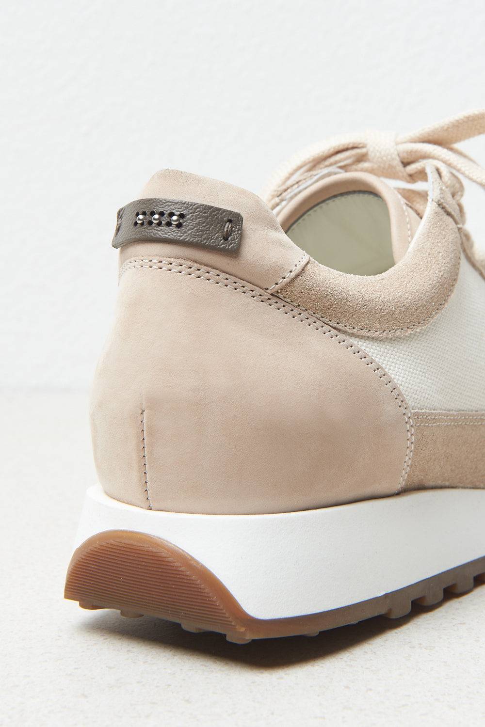 Peserico Sneaker in canvas e pelle nabuk Sconti VIP