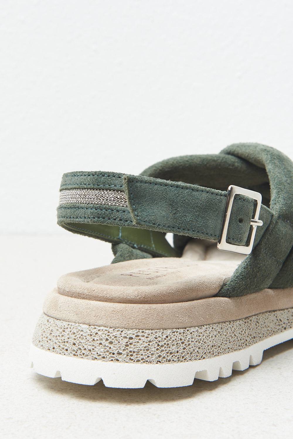 Peserico Sandalo slingback in pelle scamosciata Super Saving Price