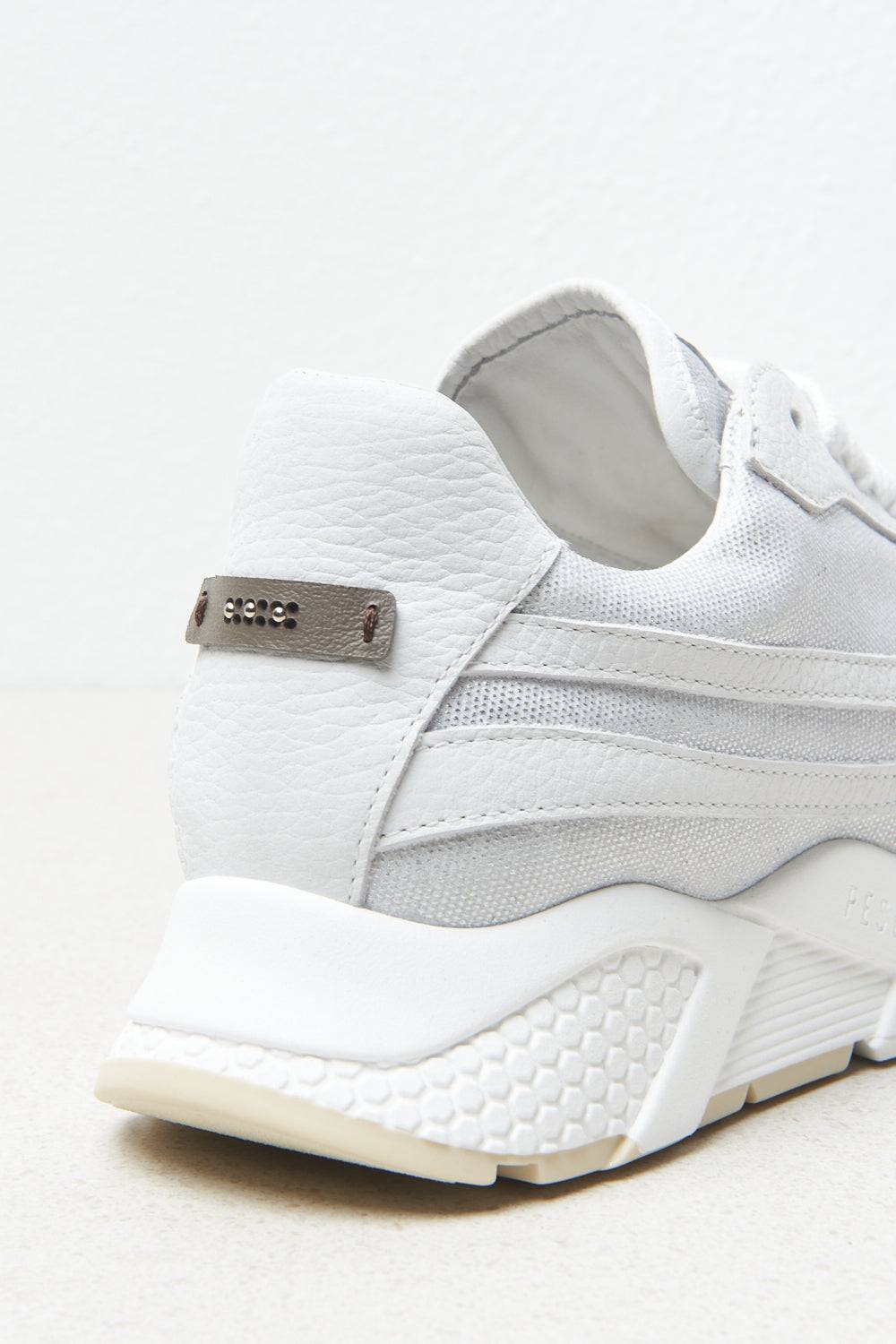 Peserico Sneaker in canvas laminato e pelle nabuk Ultimi due giorni