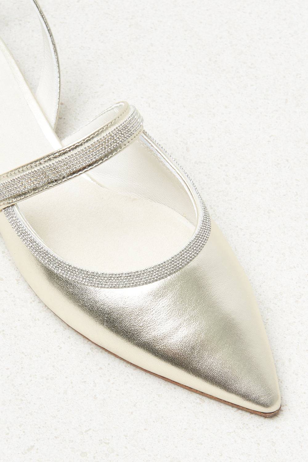 Peserico Ballerine con cinturino e catena Punto Luce Fino al 50% di sconto