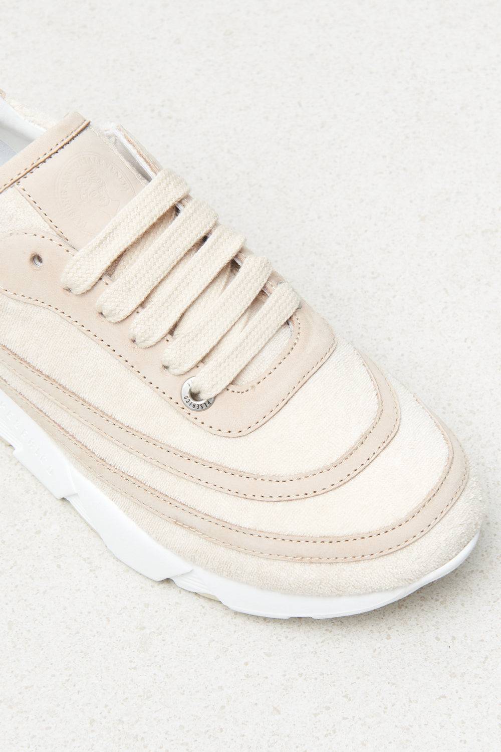 Peserico Sneaker in spugna e vera pelle nabuk Only for today