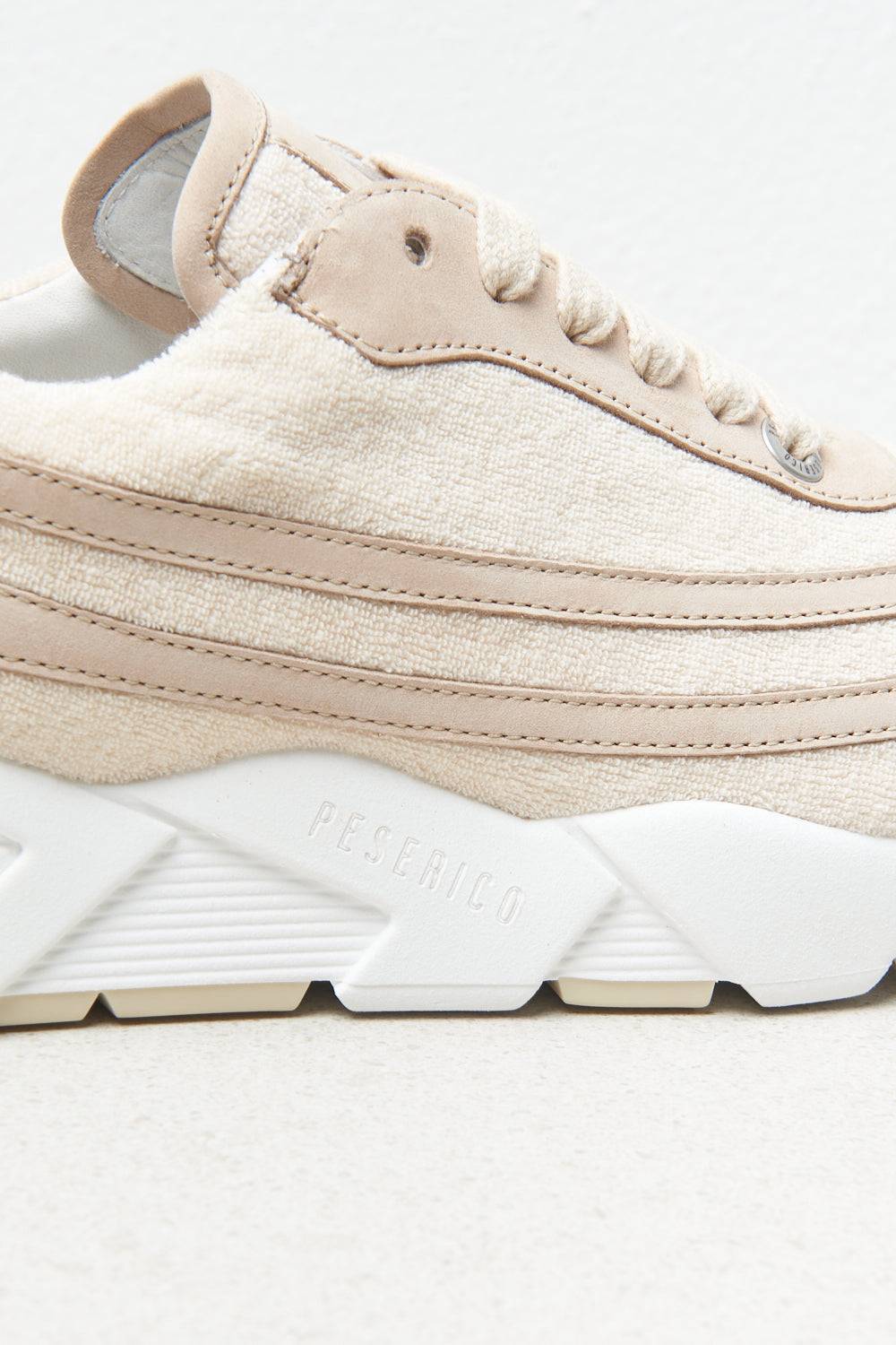 Peserico Sneaker in spugna e vera pelle nabuk Only for today