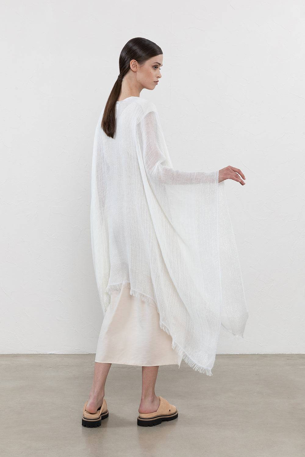 Peserico Mantella in misto lino, cotone, viscosa e lurex 2025