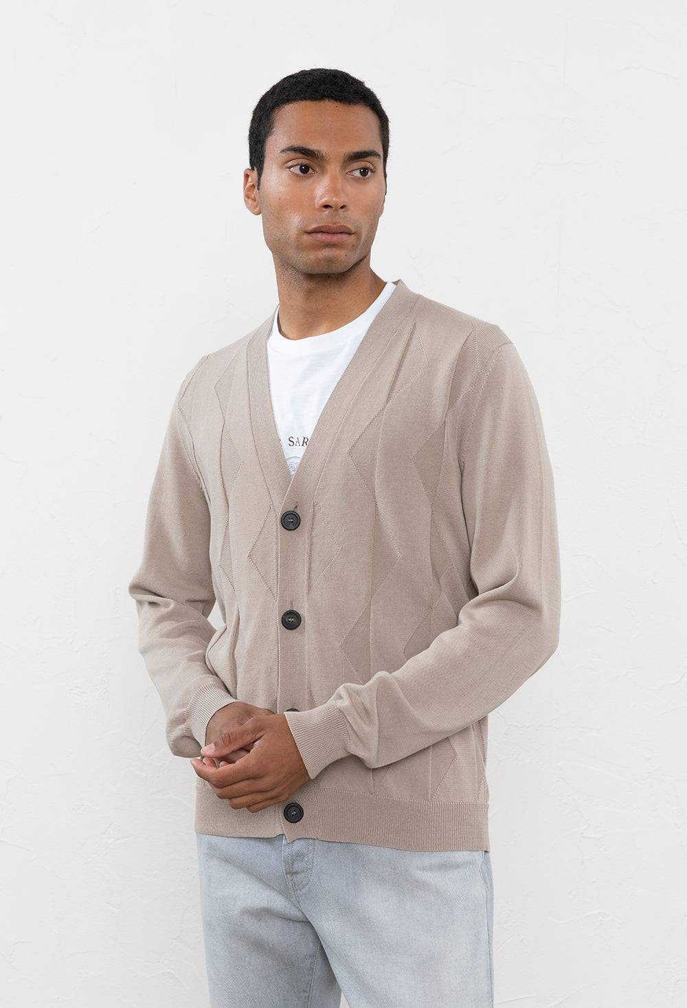 Peserico Cardigan in leggero cotone crépe Sottocosto