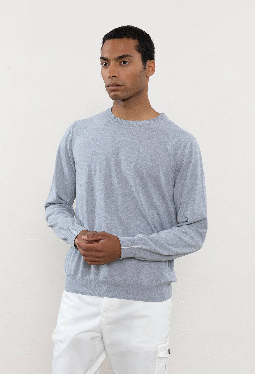 Peserico Maglia in filato di puro cotone crépe Convenienza